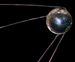 Figure 7.1: Sputnik 1 launched in 1957 had a mass of only 89 kilograms. (Image courtesy of NASA)