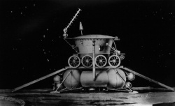 Figure 9.13. Drawing of a Lunokhod (Courtesy NASA).