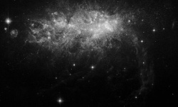 Figure 1.3. The Hubble Space Telescope image of the starburst galaxy NGC 1569 (Courtesy of NASA).