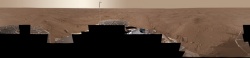 Figure 3.9. Panorama of the Phoenix landing site at Vastitas Borealis, Mars. (Courtesy of NASA/JPL)
