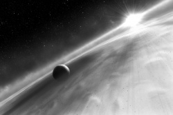 Figure 1.1. Artist’s conception of the planet Fomalhaut b (Courtesy of NASA)