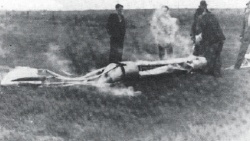 crashed Magdeburg rocket 1933