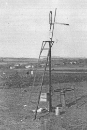 Earliest VfR rocket, tested at Bernstadt, Saxony, Germany, 1930.