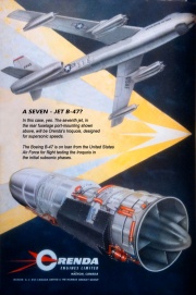 Orenda Engines advertisement for Iroquois engine fitted to Boeing B-47 (circa 1958)