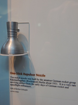One-stick Repulsor motor on display Udvar-Hazy Center