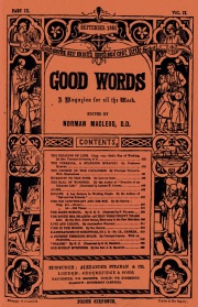 The September 1861 edition of Good Words, featuring A Journey Through Space