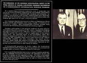 Submission by the Canadian Astronautical Society to Prime Minister John Diefenbaker, January 1959, John Diefenbaker and George Pearkes