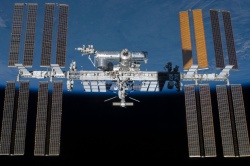 Figure 16.2. The International Space Station—A Study in Global Cooperation in Space. (Graphic Courtesy of NASA)